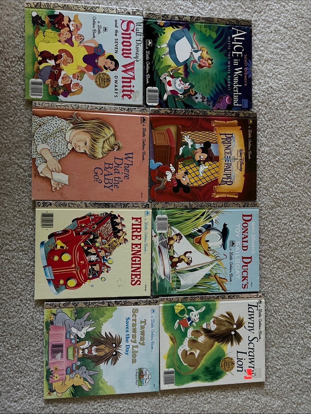 Bundle of Vintage Little Golden Books - Gently used